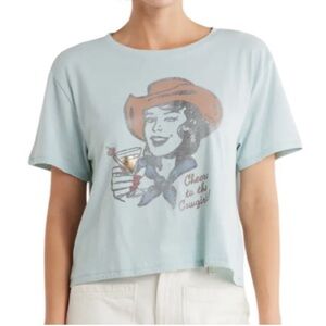 Women's Lucky Brand “Here’s to the Cowgirl” T-shirt NWT